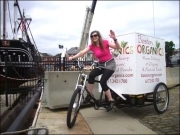 delivery trike by main street pedicabs