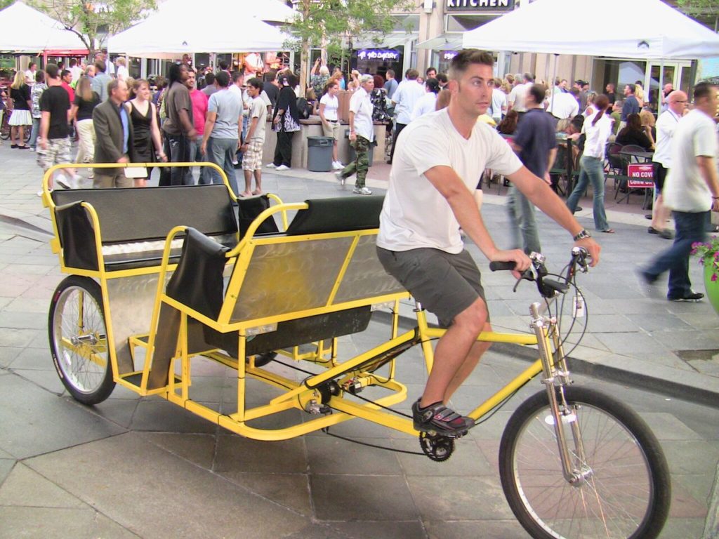 Boardwalk Pedicabs Double Seater Main Street Pedicabs
