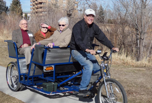 Seniors Love Pedicab Rides